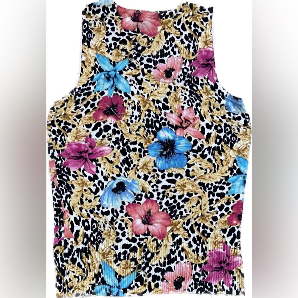 CACHE ❤️❤️ SLEEVELESS KNIT TOP - Picture 4 of 4